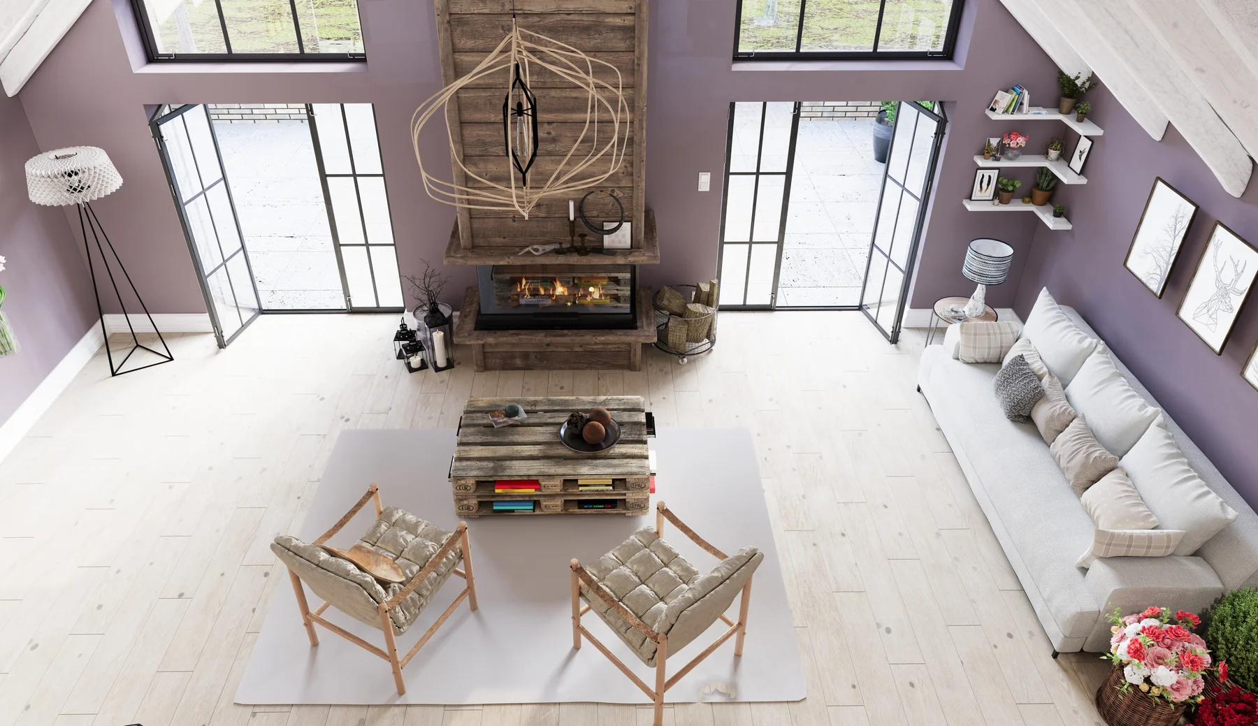 Refined living room reflecting organized and thoughtful real estate guidance